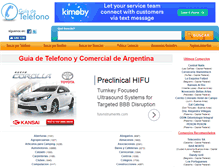 Tablet Screenshot of guiadetelefono.com.ar